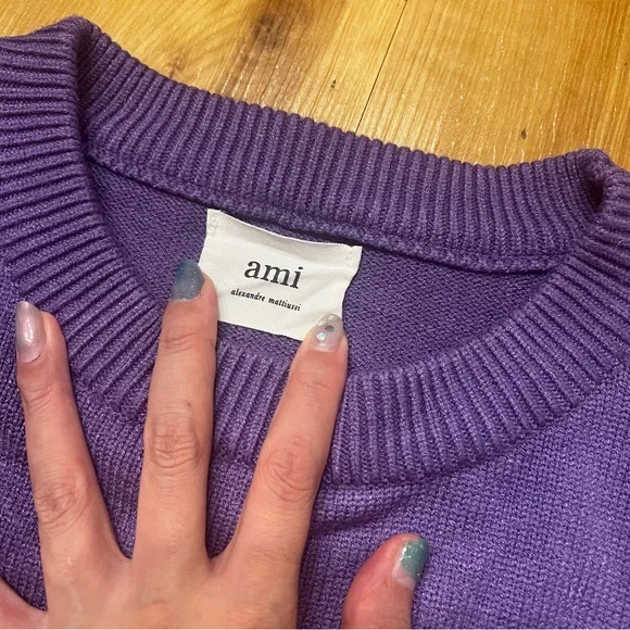 Ami purple sweater - Picture 6 of 6
